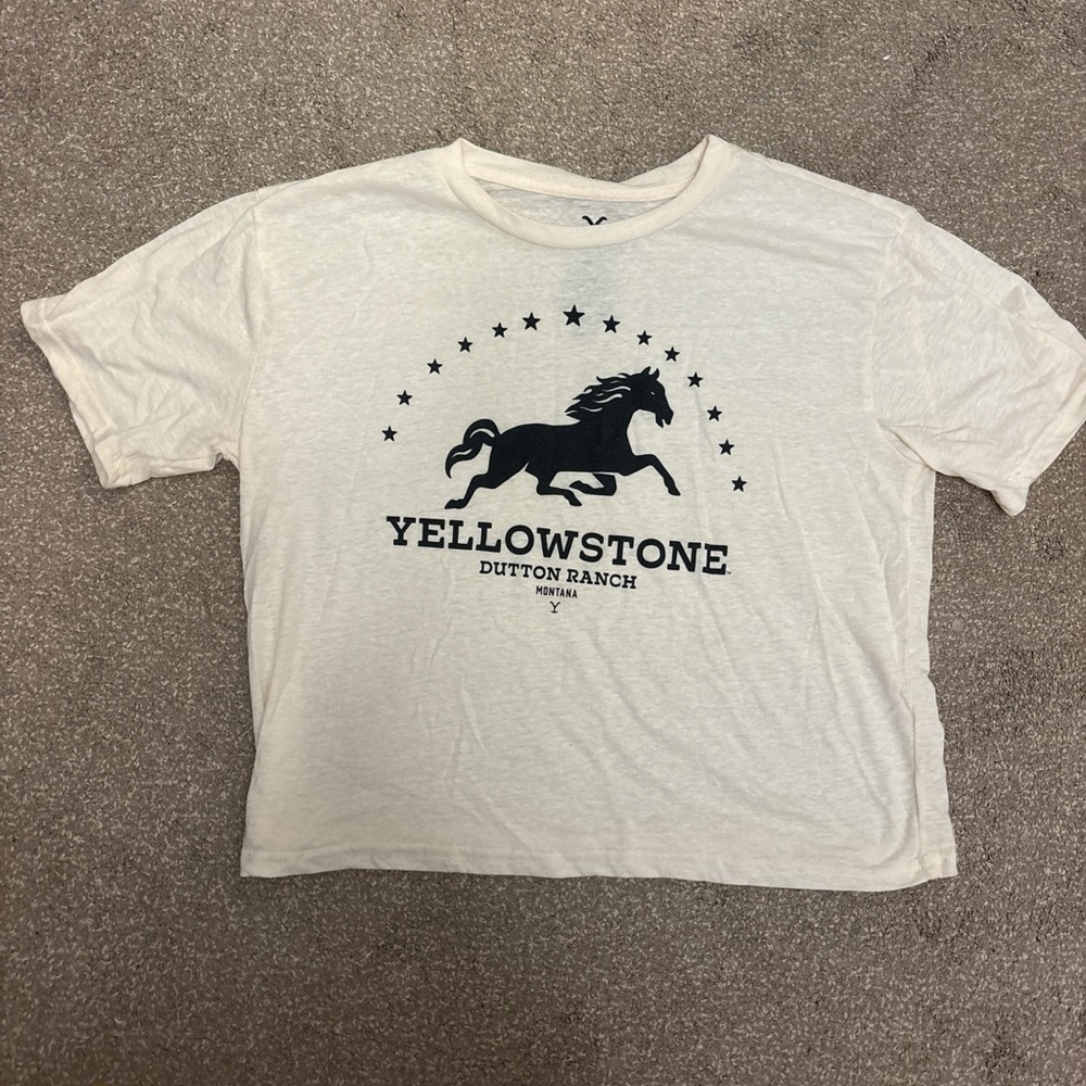 Yellowstone Dutton Ranch Cream T-Shirt